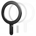 Adaptor Spigen OneTap Ring Magnetic compatibil cu functia MagSafe Carbon 6 - lerato.ro
