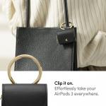 Carcasa Spigen Cyrill Leather Mini Bag compatibila cu Apple AirPods 3 Black 5 - lerato.ro