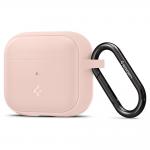 Carcasa Spigen Silicone Fit compatibila cu Apple AirPods 3 Pink 2 - lerato.ro