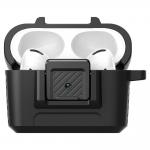 Carcasa Spigen Lock Fit compatibila cu Apple AirPods Pro Black
