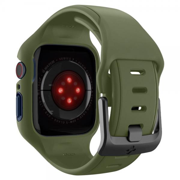 Carcasa Spigen Liquid Air Pro compatibila cu Apple Watch 7/8 45mm Green