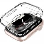 Carcasa Spigen Liquid Crystal compatibila cu Apple Watch 4/5/6/7/8/SE 44/45mm Crystal Clear