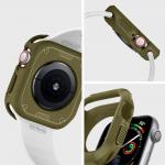 Carcasa Spigen Rugged Armor compatibila cu Apple Watch 4/5/6/7/8/SE 44/45mm Olive Green