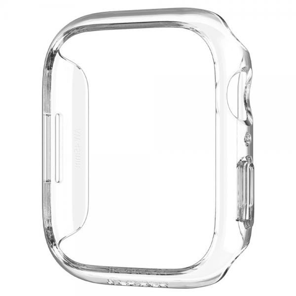 Carcasa Spigen Thin Fit compatibila cu Apple Watch 7/8 45mm Crystal Clear 1 - lerato.ro