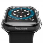 Carcasa Spigen Thin Fit compatibila cu Apple Watch 4/5/6/SE (44 mm) Crystal Clear