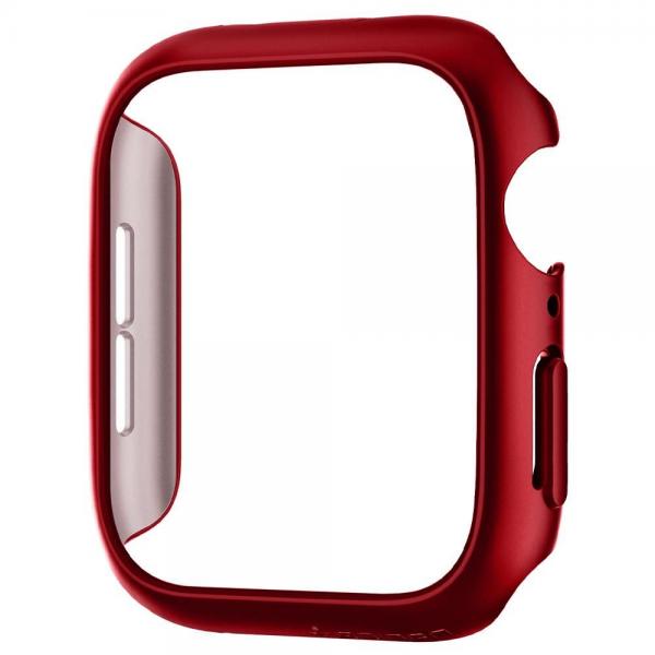 Carcasa Spigen Thin Fit Apple Watch 4/5/6/SE (44 mm) Red 1 - lerato.ro