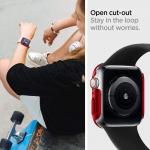 Carcasa Spigen Thin Fit Apple Watch 4/5/6/SE (44 mm) Red 5 - lerato.ro