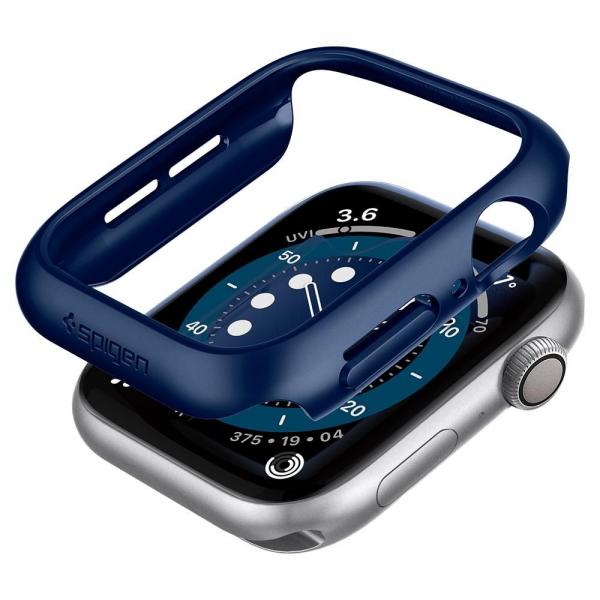 Carcasa Spigen Thin Fit Apple Watch 4/5/6/SE (40 mm) Blue 1 - lerato.ro