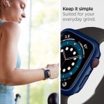 Carcasa Spigen Thin Fit Apple Watch 4/5/6/SE (40 mm) Blue 3 - lerato.ro