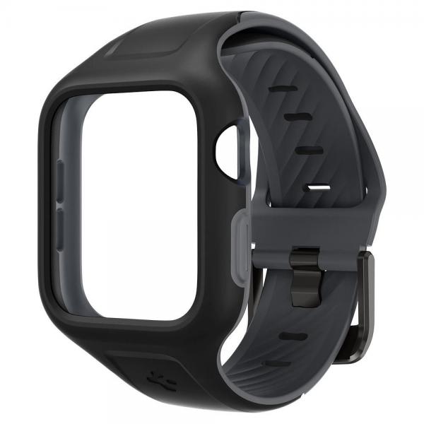 Carcasa Spigen Liquid Air Pro compatibila cu Apple Watch 4/5/6/SE (40 mm) Black