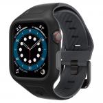 Carcasa Spigen Liquid Air Pro compatibila cu Apple Watch 4/5/6/SE (44 mm) Black
