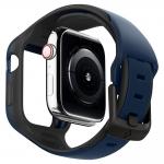 Carcasa Spigen Liquid Air Pro compatibila cu Apple Watch 4/5/6/SE (44 mm) Blue 3 - lerato.ro