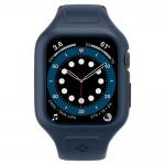 Carcasa Spigen Liquid Air Pro compatibila cu Apple Watch 4/5/6/SE (44 mm) Blue 9 - lerato.ro