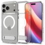 Carcasa Spigen Ultra Hybrid S cu MagSafe compatibila cu iPhone 17 Pro Max, Clear White