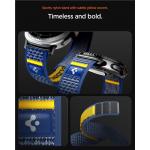 Curea Spigen Athlex Air Active compatibila cu Samsung Galaxy Watch 8 46mm/44mm/40mm, Bleumarin 15 - lerato.ro