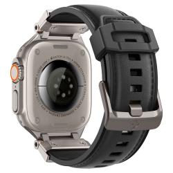 Curea Spigen DuraPro Armor PU compatibila cu Apple Watch 4/5/6/7/8/9/SE/Ultra1/2 42/44/45/49mm Black