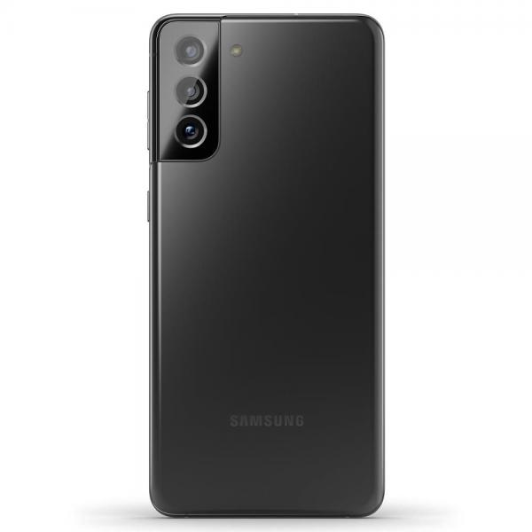 Folie sticla camera foto Spigen Optik Samsung Galaxy S21 Plus Black 2-Pack 1 - lerato.ro