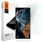 Set 2 folii protectie TPU Case friendly Spigen Neo Flex compatibil cu Samsung Galaxy S22 Ultra