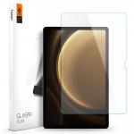 Folie protectie transparenta Case friendly Spigen GLAStR SLIM compatibila cu Samsung Galaxy Tab S9 FE 10.9 inch 4 - lerato.ro