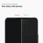 Folie sticla Case friendly Spigen Glass FC compatibila cu Xiaomi Redmi Note 10/10S si Redmi Note 11/11S Black 6 - lerato.ro