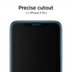 Folie sticla cu sistem de montare Case friendly Spigen ALM Glass FC compatibila cu iPhone 11 Pro Max / XS Max Black 10 - lerato.ro