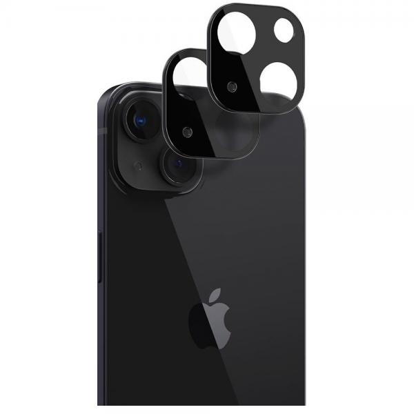 Set 2 folii sticla camera foto Spigen Optik compatibil cu iPhone 13/13 Mini Black
