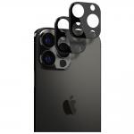 Set 2 folii sticla camera foto Spigen Optik compatibil cu iPhone 13 Pro/13 Pro Max Black 2 - lerato.ro