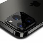 Set 2 folii sticla camera foto Spigen Optik compatibil cu iPhone 13 Pro/13 Pro Max Black