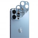 Set 2 folii sticla camera foto Spigen Optik compatibil cu iPhone 13 Pro/13 Pro Max Blue 2 - lerato.ro