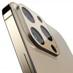 Set 2 folii sticla camera foto Spigen Optik compatibil cu iPhone 13 Pro/13 Pro Max Gold 10 - lerato.ro