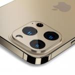 Set 2 folii sticla camera foto Spigen Optik compatibil cu iPhone 13 Pro/13 Pro Max Gold 9 - lerato.ro