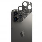 Set 2 folii sticla camera foto Spigen Optik compatibil cu iPhone 13 Pro/13 Pro Max Graphite 2 - lerato.ro