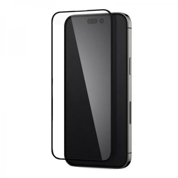 Folie sticla Case friendly Spigen Glass FC compatibila cu iPhone 14 Pro Black 1 - lerato.ro