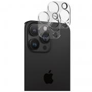 Set 2 folii sticla camera foto Spigen Optik compatibil cu iPhone 14 Pro / 14 Pro Max / 15 Pro / 15 Pro Max / 16 Pro / 16 Pro Max Crystal Clear