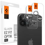 Set 4 protectii sticla camera foto Spigen Optik EZ FIT compatibil cu iPhone 15 Pro / 15 Pro Max / 16 Pro / 16 Pro Max Crystal Clear 3 - lerato.ro