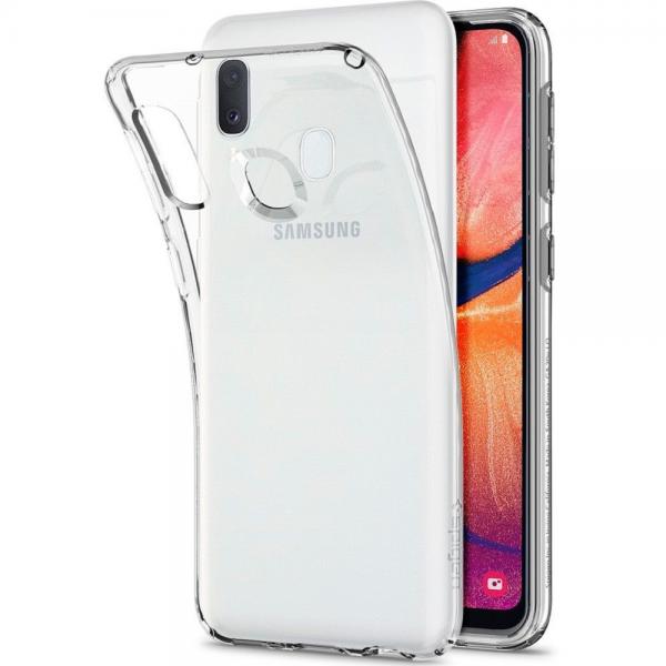 Carcasa Spigen Liquid Crystal compatibila cu Samsung Galaxy A20e (2019) Crystal Clear