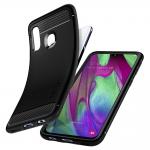 Carcasa Spigen Rugged Armor compatibila cu Samsung Galaxy A40 (2019) Matte Black 7 - lerato.ro