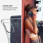 Carcasa Spigen Liquid Crystal compatibila cu Samsung Galaxy A71 Crystal Clear