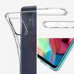 Carcasa Spigen Liquid Crystal compatibila cu Samsung Galaxy A71 Crystal Clear