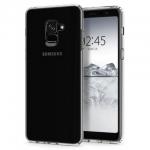 Carcasa Spigen Liquid Crystal compatibila cu Samsung Galaxy A8 (2018)