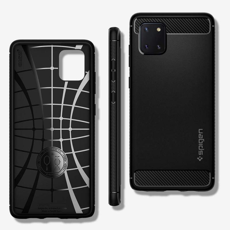 Dense Posterity fluid 🥇Carcasa Spigen Rugged Armor compatibila cu Samsung Galaxy Note 10 Lite  Matte Black - Lerato