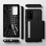 Carcasa Spigen Slim Armor CS Samsung Galaxy Note 20 Ultra Black 3 - lerato.ro