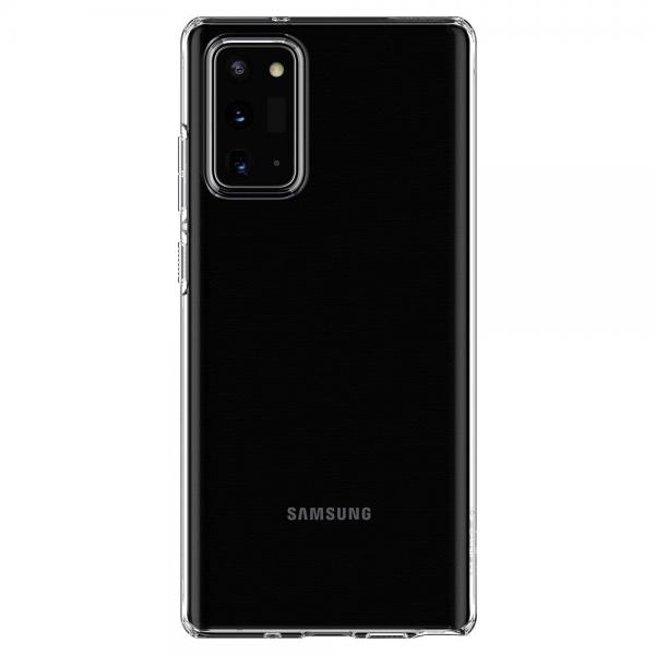 Carcasa Spigen Liquid Crystal compatibila cu Samsung Galaxy Note 20 Crystal Clear