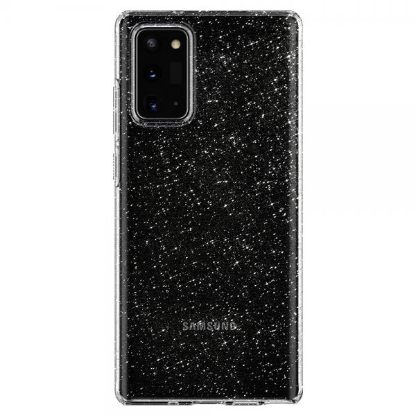 Carcasa Spigen Liquid Crystal compatibila cu Samsung Galaxy Note 20 Glitter Crystal