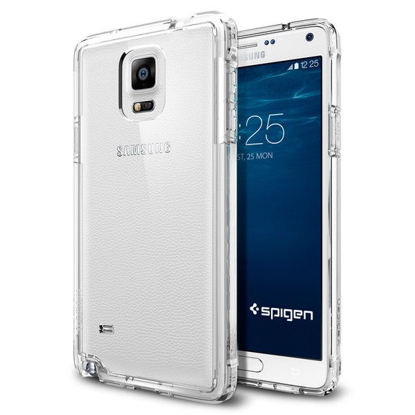 Carcasa Spigen Ultra Hybrid compatibila cu Samsung Galaxy Note 4 Crystal Clear