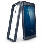 Carcasa Spigen Ultra Hybrid compatibila cu Samsung Galaxy Note 4 Metal Slate