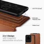 Husa Spigen Ciel Wallet Brick Samsung Galaxy S20 Ultra Brown 4 - lerato.ro