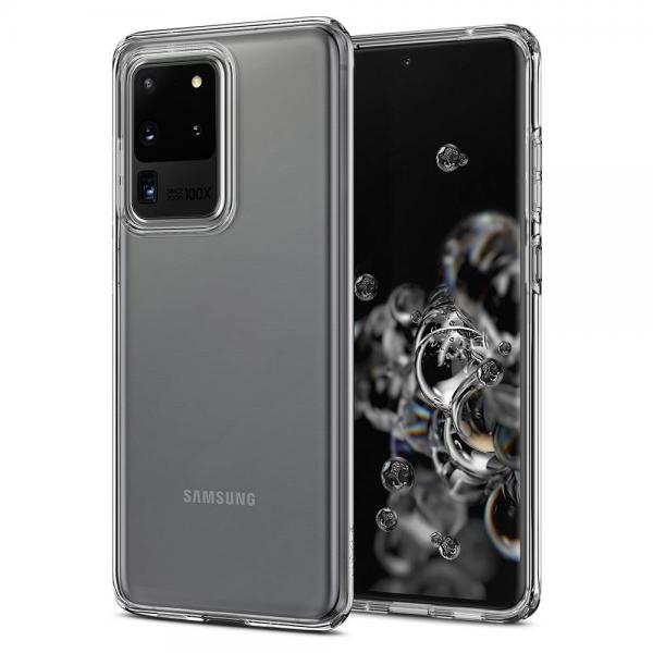 Carcasa Spigen Liquid Crystal Samsung Galaxy S20 Ultra Crystal Clear 1 - lerato.ro