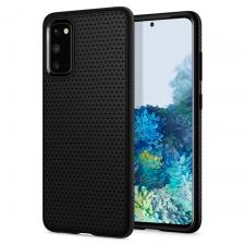 Carcasa Spigen Liquid Air compatibila cu Samsung Galaxy S20 Matte Black