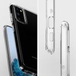 Carcasa Spigen Ultra Hybrid compatibila cu Samsung Galaxy S20 Crystal Clear 3 - lerato.ro
